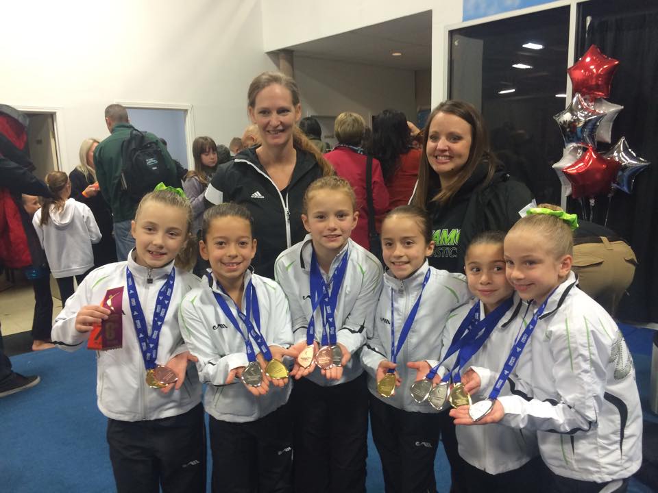DynamoGymnastic's tweet image. Our Level 6 girls rocked it! This power-packed pint-sized bunch won a dozen medals between them. #DynamoPower