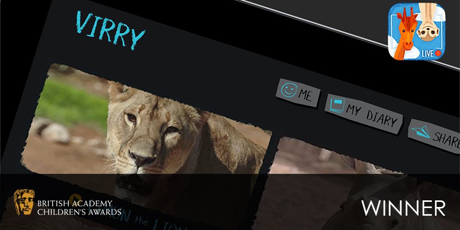 British Academy Children’s Awards Interactive - Original WINNER: Virry bit.ly/1WXfCnX #BAFTAKids