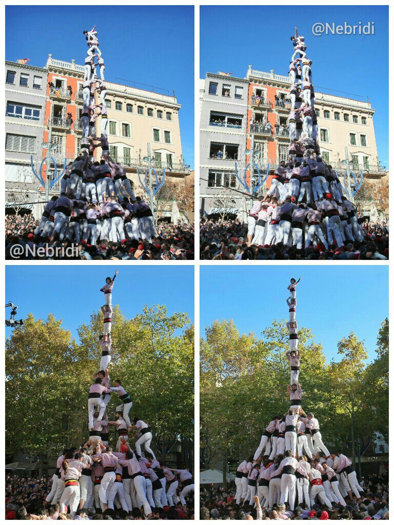Nebridi's tweet photo. I aquí la històrica Diada de @Minyons  #3de10fm #4de10fm #3de9p #P8fm #2castellsde10  #castellers https://t.co/j5kxvmQa0W