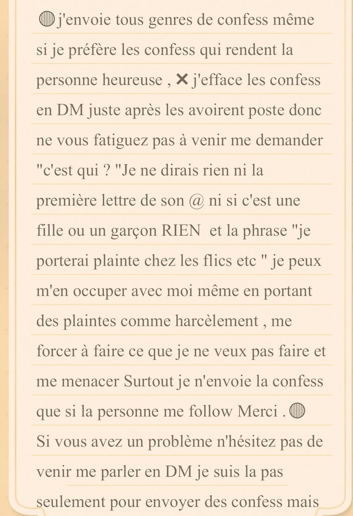 _sendyourconfes's tweet photo. ⚠⚠⚠⚠Je vous demande s'il vous plaît de lire ça c'est important ⚠⚠⚠⚠⚠⚠ https://t.co/4g5ffn0c5Q
