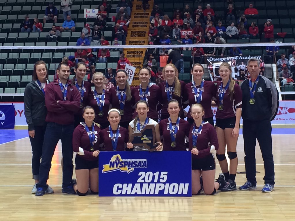 BasinskiKelly's tweet photo. Eden class C section 6 state champs! #preptalklive #nfvbnation @VballEden @EdenASBC https://t.co/4UiwOT7t7i
