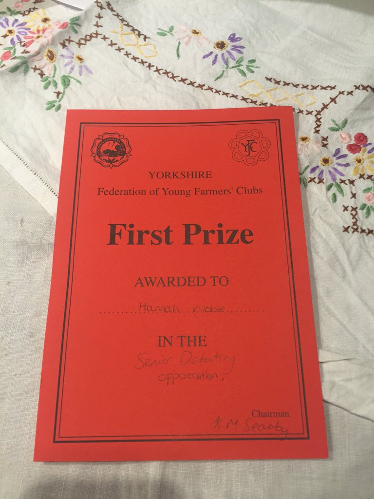 hannahnoble's tweet photo. A great reward for all yesterday's hard work! #yfc #bringinghomethesilverware https://t.co/G6ey5Vhn0T