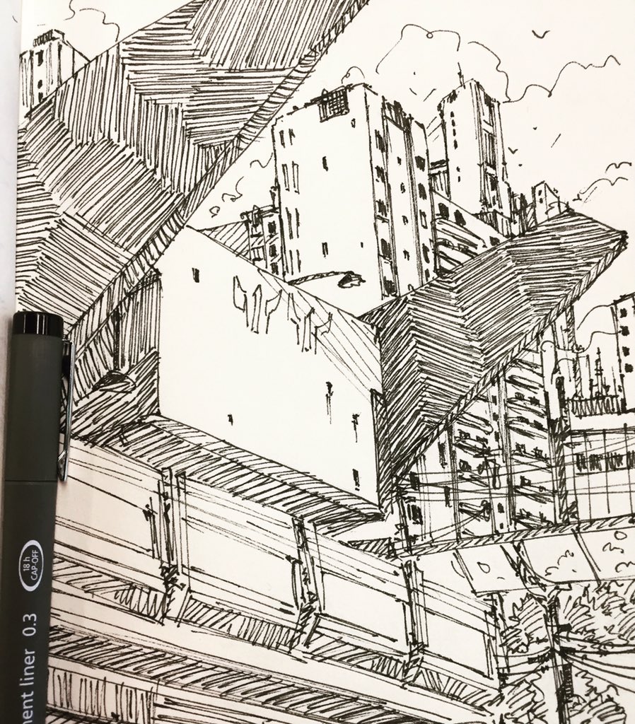 Sao paulo #sketching #city #saopaulo 