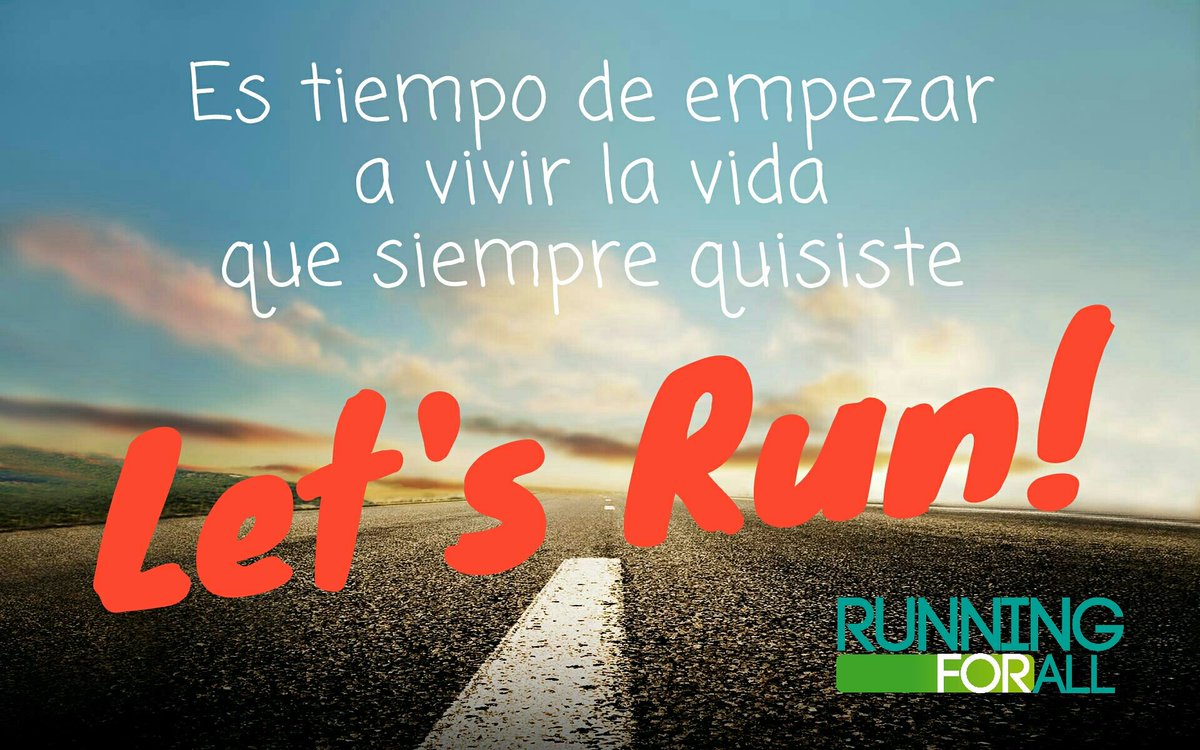 runningforallmx's tweet photo. Es tiempo de empezar...
#running #run4fun #runhappy #run #letsrun https://t.co/xYxsJCk8nR
