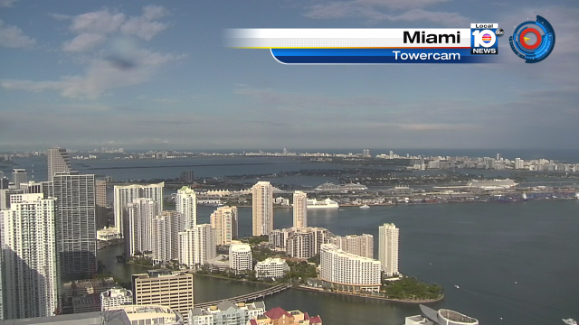 After a round of severe weather, sunshine is back across South Florida. @TrentAricTV will have your forecast tonight https://t.co/tc23tZnZi0