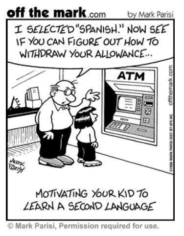 What a great way to #motivate kids to learn a second #language!