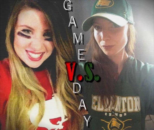 BsceneTV's tweet photo. Game face, game day. #stampspride #vseskimos https://t.co/Auh8Rj0OO5