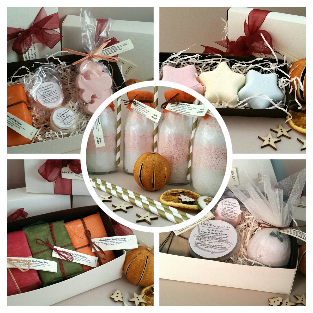 shopoflathers's tweet photo. Find all our #Christmas #handmade #natural #bathandbody #treats at @ourhandmadecoll @GrandArcadeLds #handmadehour https://t.co/ZVcIsSs7qj