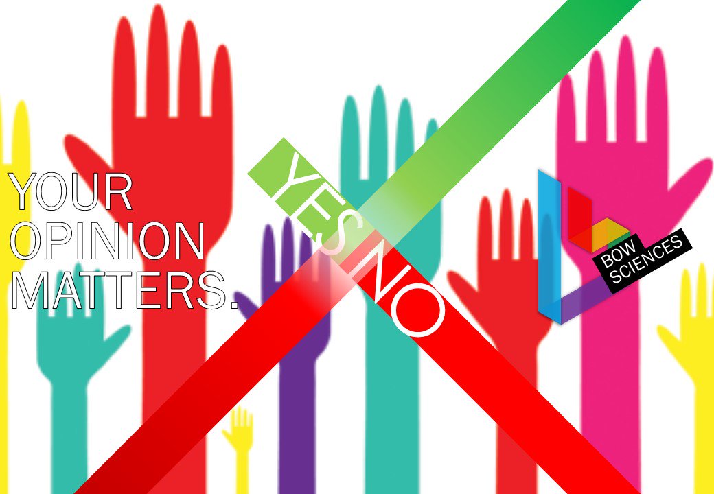 BowSciences's tweet image. Launching the #SciencePoll - #VoteYES at goo.gl/yNN99Z or #VoteNO at goo.gl/HFN378