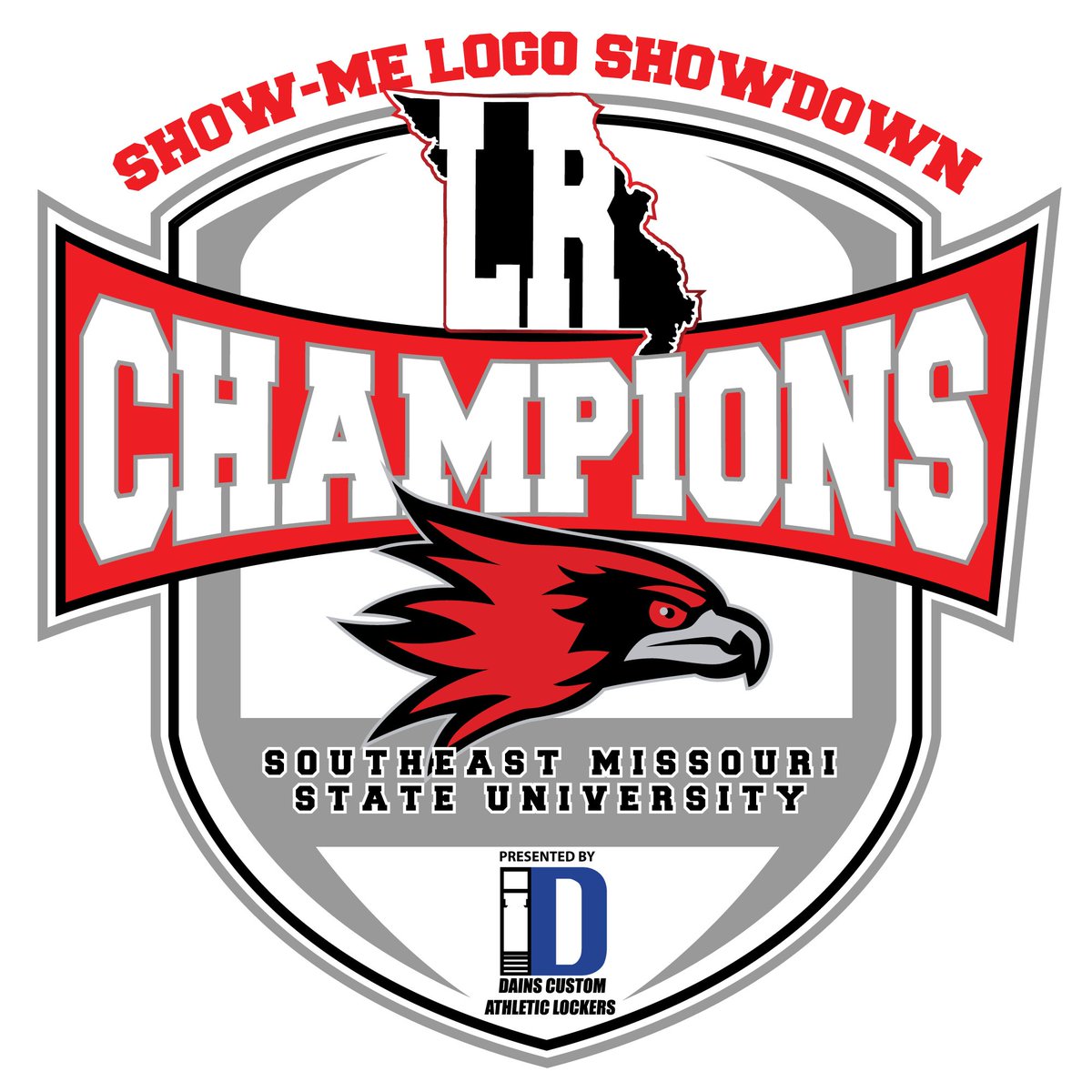 MoLockerRoom's tweet photo. Congratulations to the @SEMissouriState Redhawks on winning the #ShowMeLogoShowdown presented by @DCALLockers https://t.co/H4gynlSWbJ