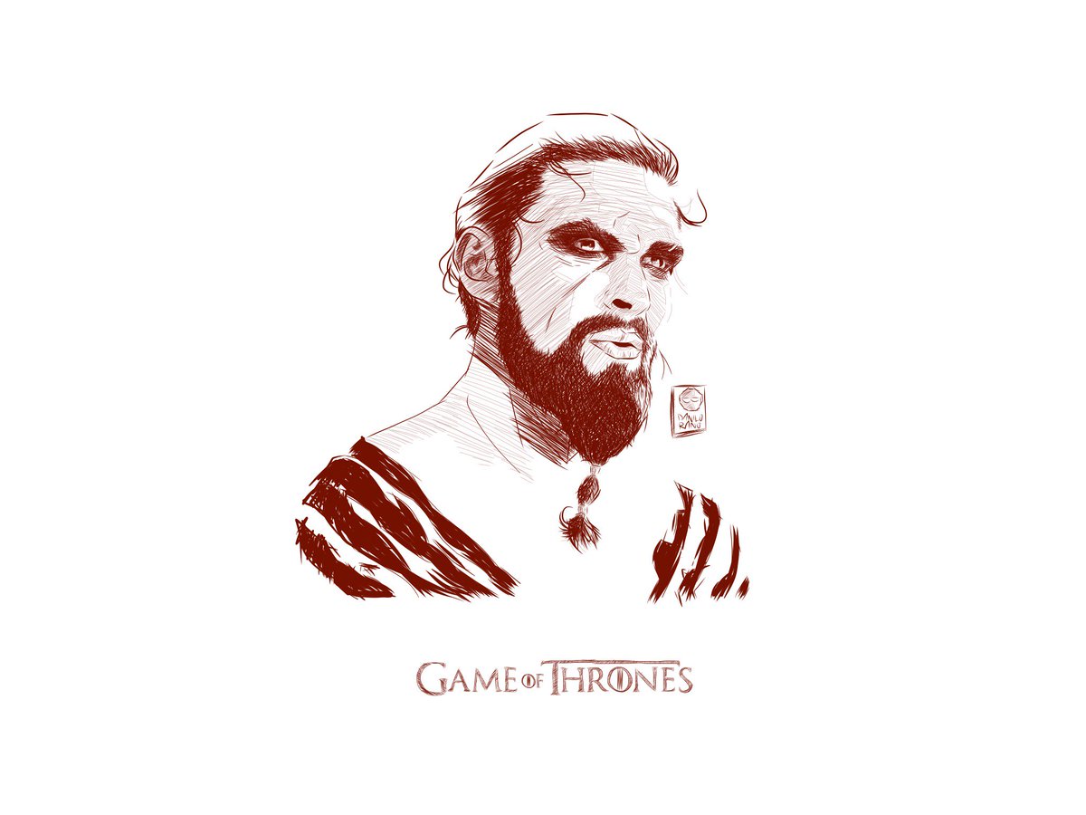 danilorain_'s tweet photo. Check out new work on my @Behance portfolio: "Khal Drogo | Finger Illustration" https://t.co/EhnS2lpX5h #GoT https://t.co/EmdwcWnhwV