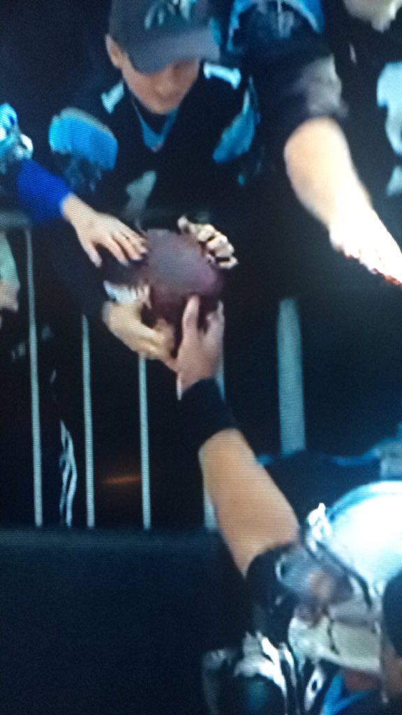 tonestradamus's tweet photo. Look at this thug Cam Newton, had to tell my kids to look away from the TV https://t.co/MQBR5HXaFQ