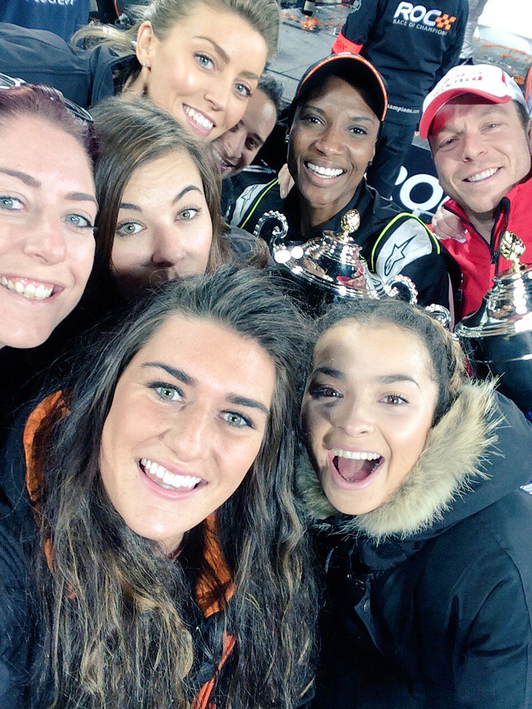 JadeEdwards9's tweet photo. Absolutely loved being a part of @RaceOfChampions this weekend. Great stadium, great people, awesome event! #ROC2015 https://t.co/LZXf9k3GlY
