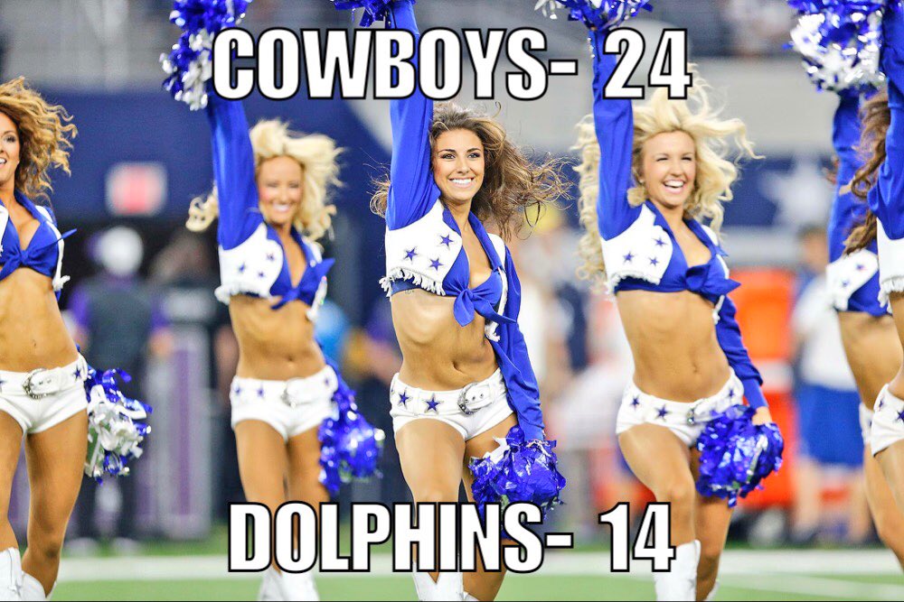 KatPressly's tweet photo. WE'RE BACK! 🇺🇸's Team #CowboysWin #DALvsMIA #CowboysNation #ReturnOfRomo 💙🏈🌟⚡️💙 https://t.co/bJpaiYVcqr