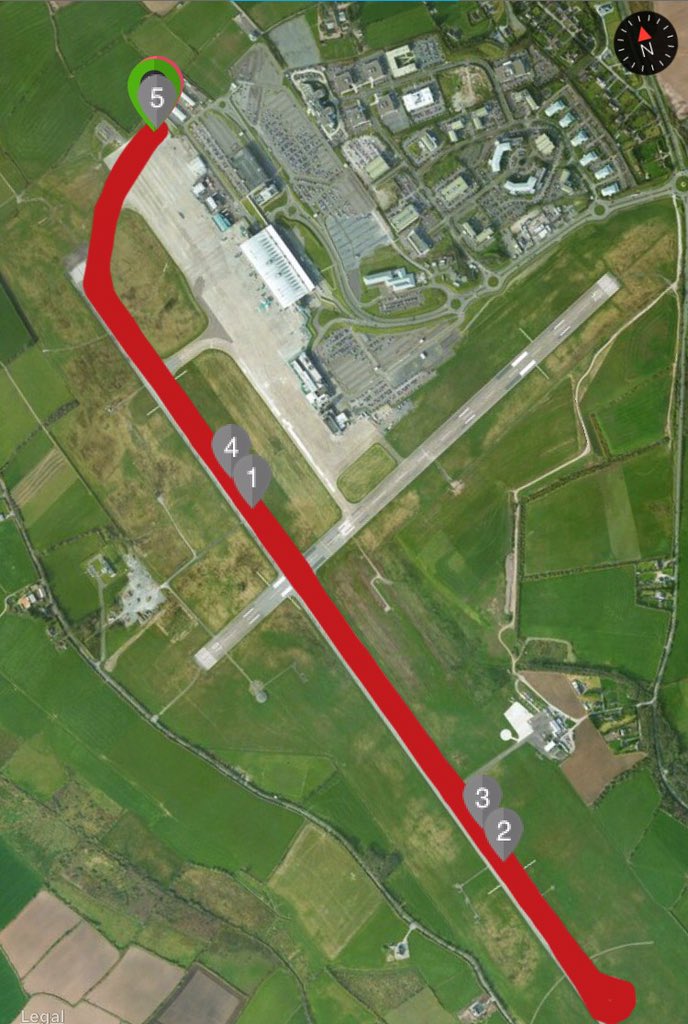 johnoregan777's tweet photo. Garmin Track for #corkrunwayrun #runway5k #flatcourse #runchat https://t.co/vun8jQIUnW