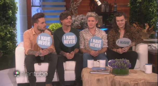 <a href="/TaniaOnTheMic/">Tania</a>: <a href="/onedirection/">One Direction</a> was on the <a href="/TheEllenShow/">The Ellen Show</a> playing #NeverHaveIEver >> bit.ly/1lD1xex