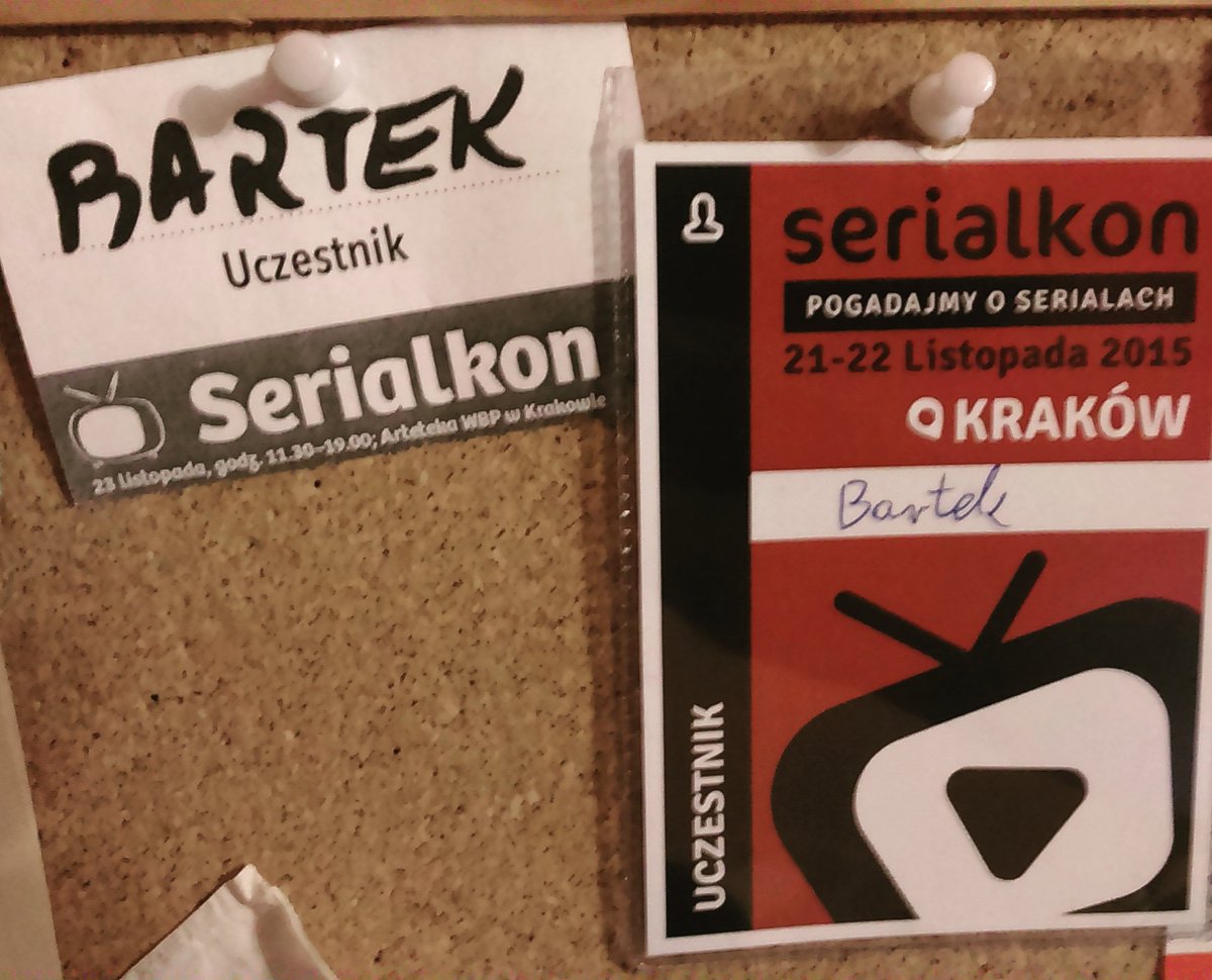 siarenka's tweet photo. #takaroznica #serialkon14 vs #Serialkon15 :) @Serialkon brawa dla Was :) https://t.co/2NxSqp0Z5K