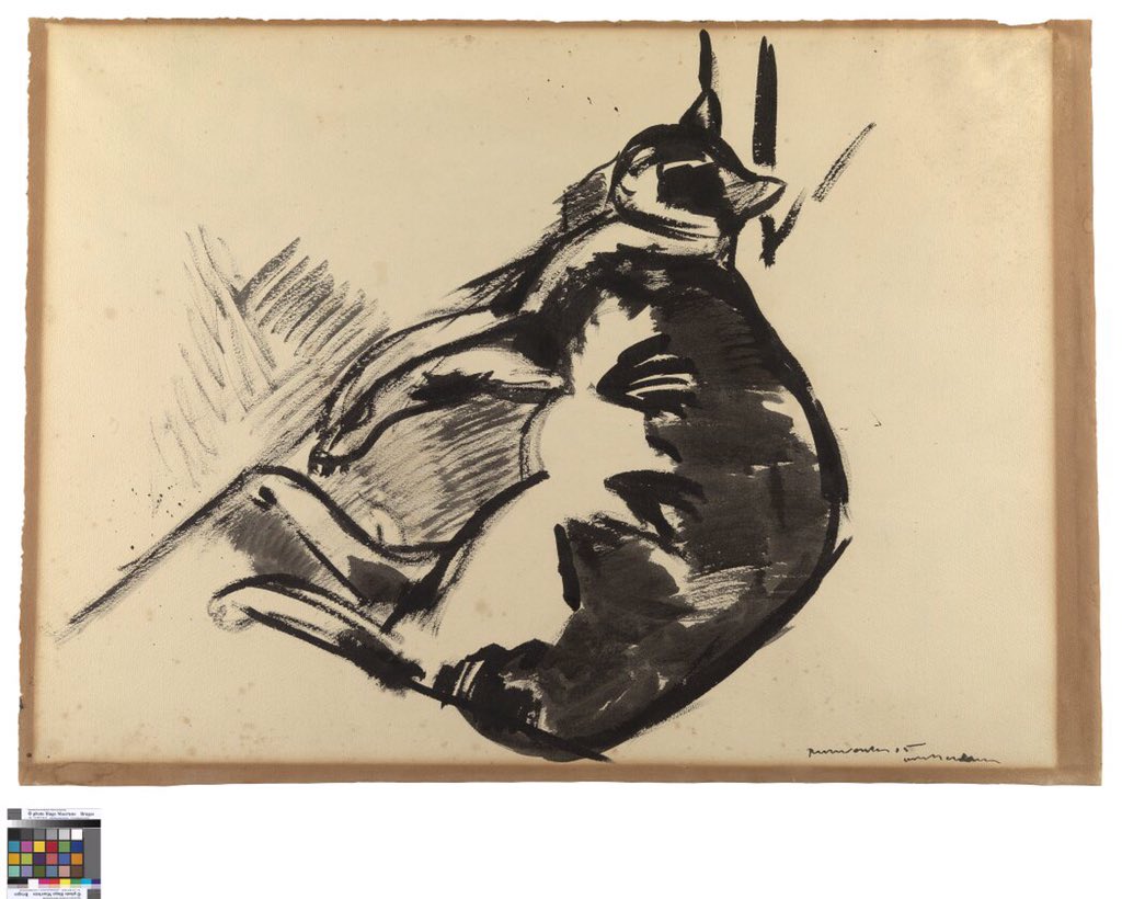 artinflanders's tweet photo. #BrusselsLockdown time for the lazy cat of Rik Wouters @KMSKA https://t.co/yOG6IzaXCx