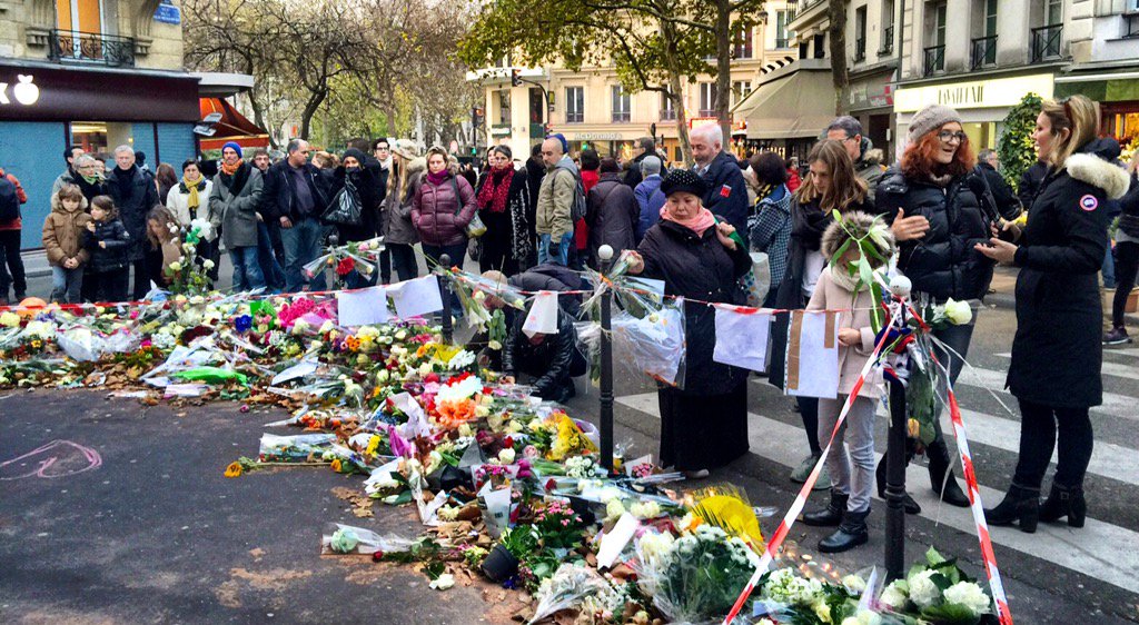 BrookeBaldwin's tweet image. My take away today: Paris is still as beautiful as ever but... it's most definitely different. #ademain #CNN