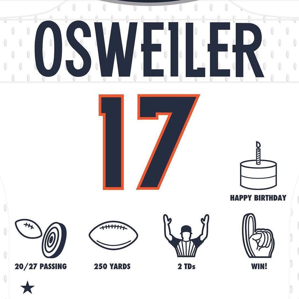 Have a HAPPY BIRTHDAY, Brock Osweiler! by nfl  