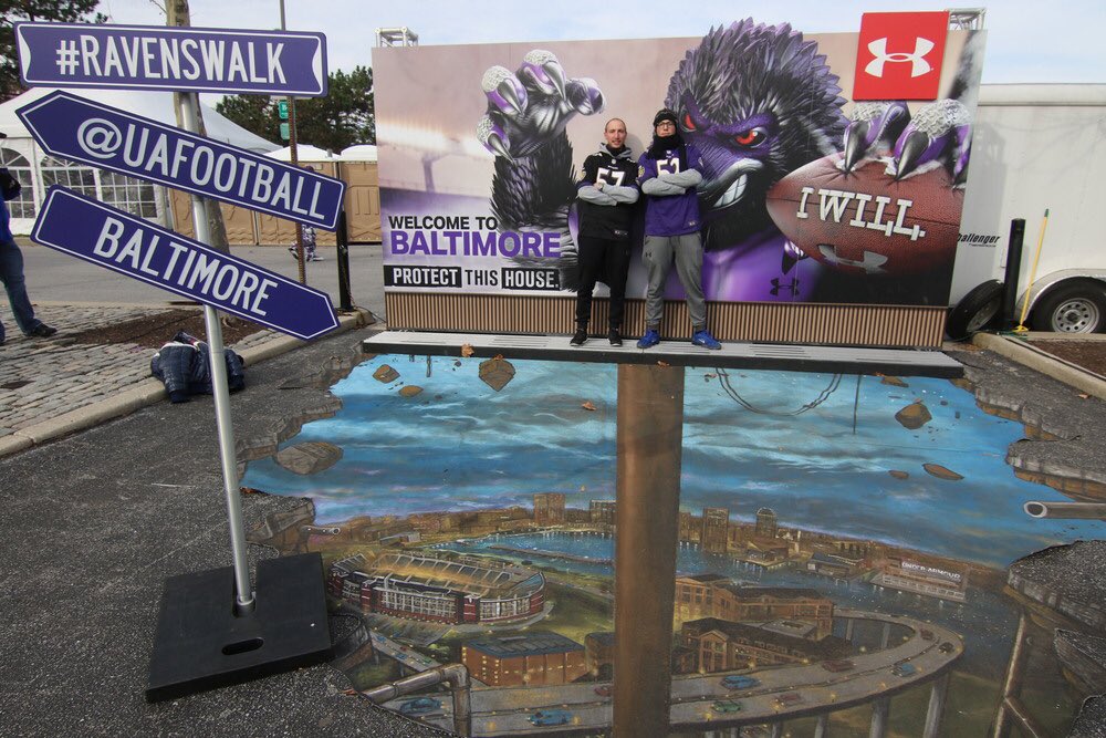 davidemoscardi's tweet photo. Ravens Vs. Rams Nov 22nd @UAFootball https://t.co/XGYDunvR5Q #ProtectThisHouse # UARavensWalk https://t.co/TUUQTOjyJL