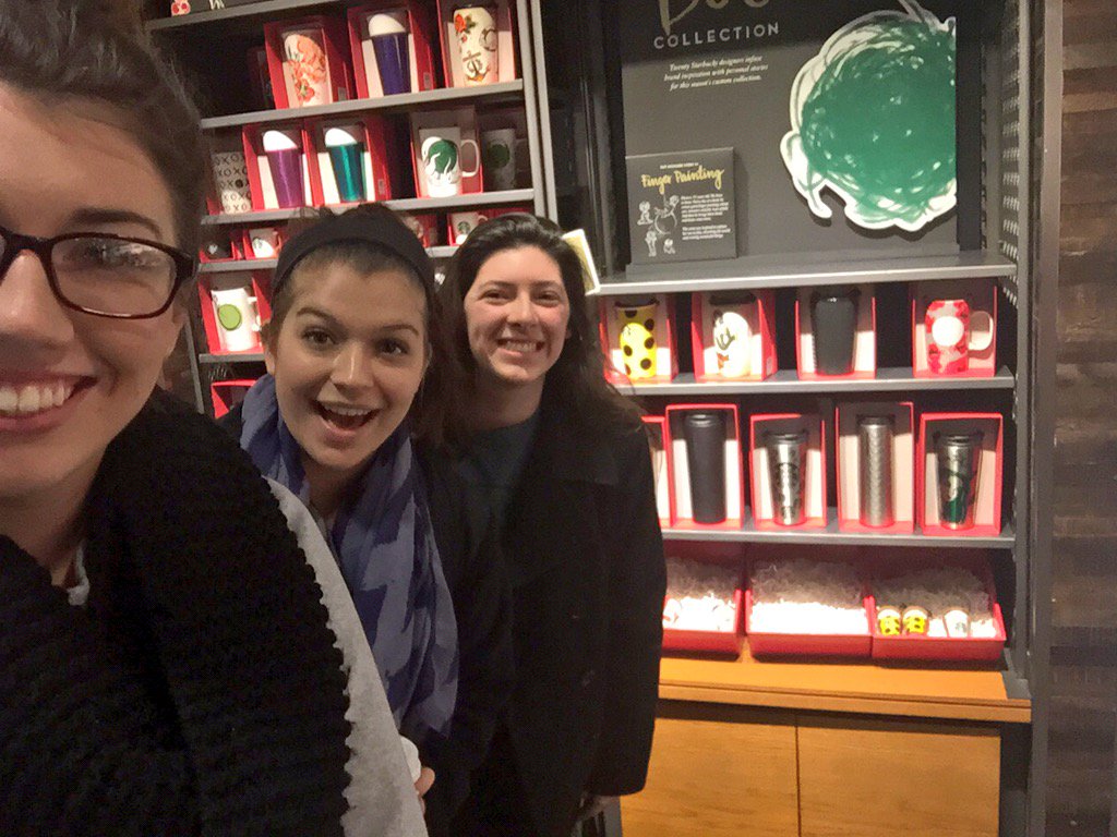 MissCongleton's tweet photo. We spot a dot! #futureteachers #starbucks @SussingOutBooks https://t.co/2dmWTJMKFl
