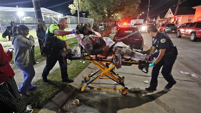 FoxNews's tweet photo. MORE: At least 10 people injured in shooting at New Orleans park  https://t.co/sGj2gCHA7H https://t.co/2u6rzEokMu