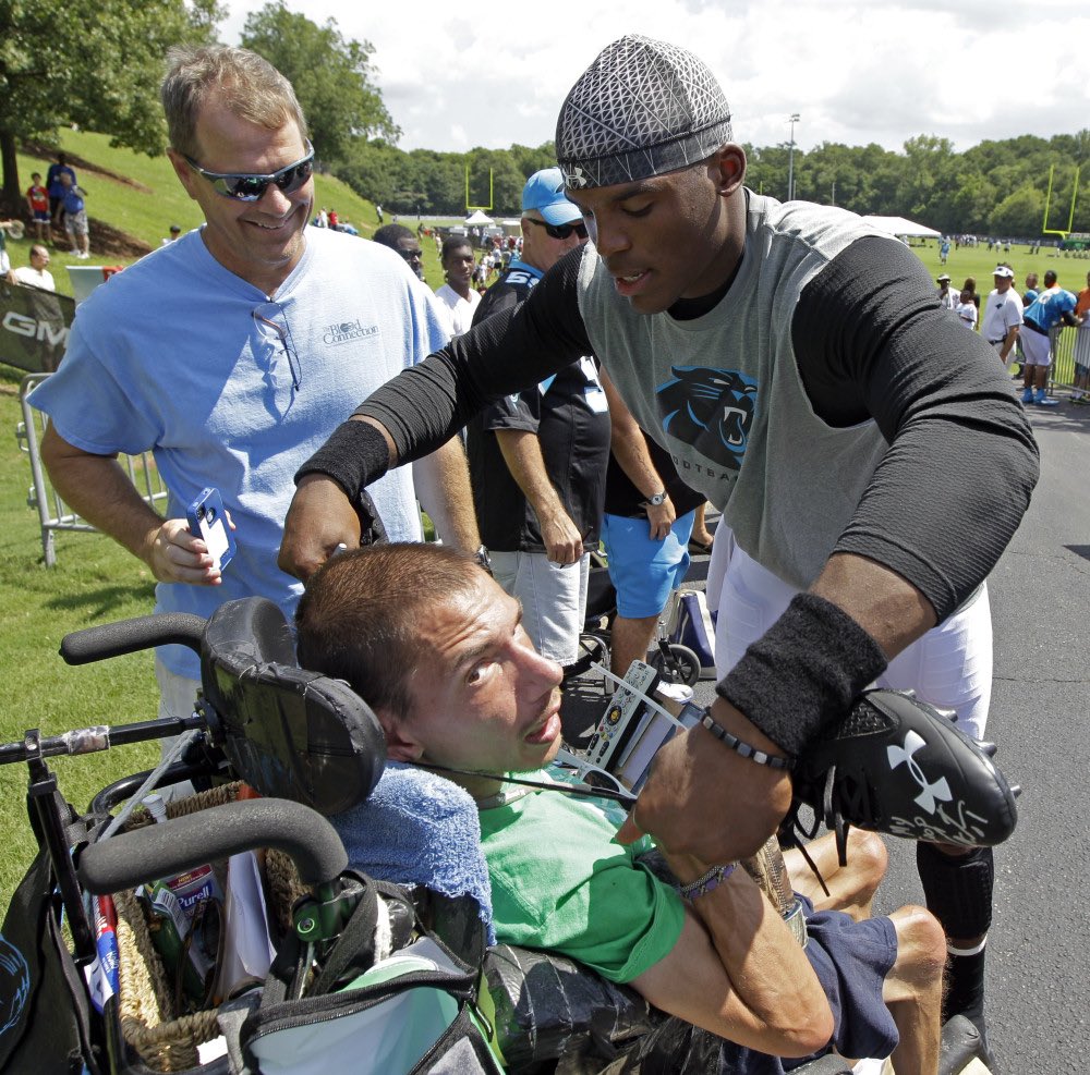 NosebleedHQ's tweet photo. How can you not like Cam Newton? https://t.co/EsMT3KyApG