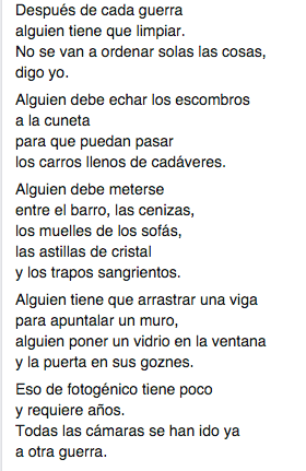 mariacigarra's tweet photo. Fin y principio. (Fragmento). Szymborska https://t.co/Savo7FpxFu