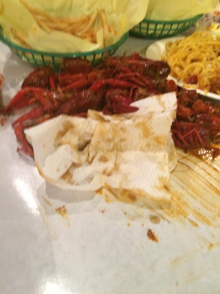 Just ate crawlfish