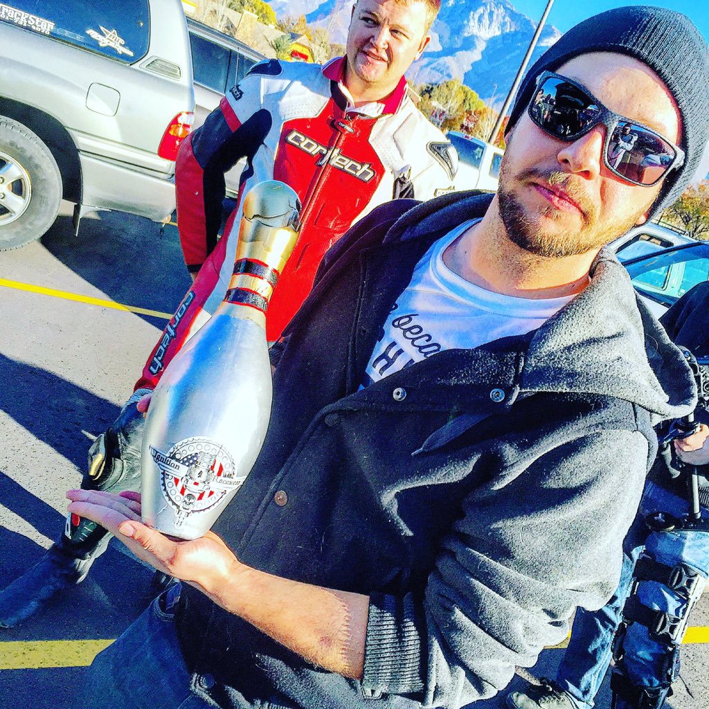 IgnitionRwear's tweet photo. The trophy for the first annual Ignition Racewear #furrygp looks dope! The race was wild, no one was arrested.#gold https://t.co/KGOSlKXQA3