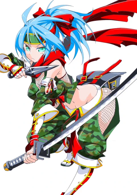 オリジナルのクノイチ迷彩カラーをやってみたら案外良かった…! 