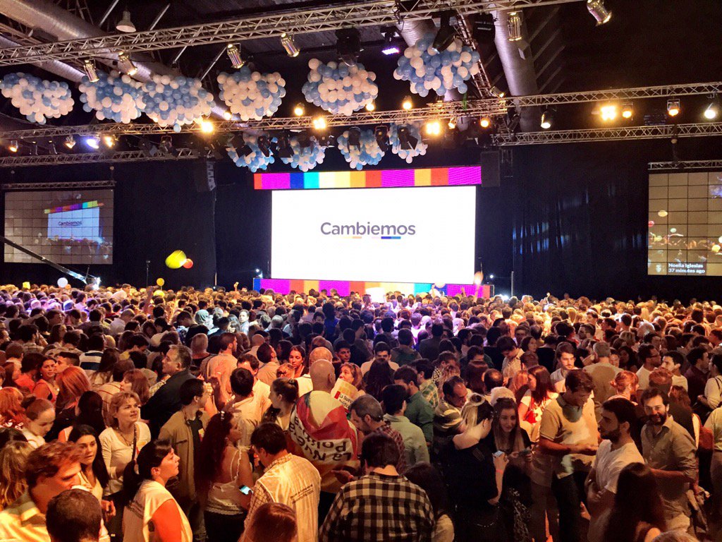 La energía del cambio hoy se siente más que nunca. #Balotaje2015 #MacriPresidente