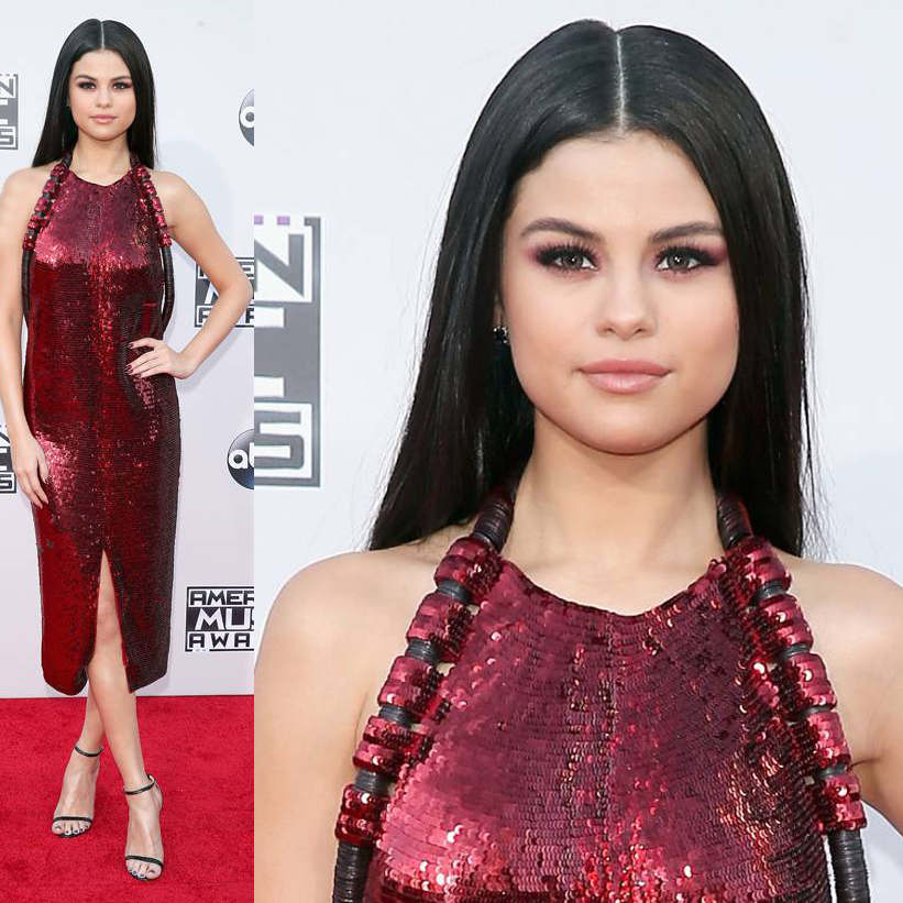 umusicbrasil's tweet photo. A @SelenaGomez tirou o dia pra estar ainda mais maravilhosa que o normal! Aprovado? #RevivalAMAs #AMAs https://t.co/5du4PsFPGJ