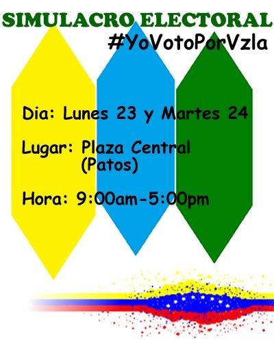 ce_informatica's tweet image. Mañana da inicio la #SemanaDelUCABISTA Te invitamos al simulacro electoral. Asiste, te esperamos! #YoVotoPorVzla