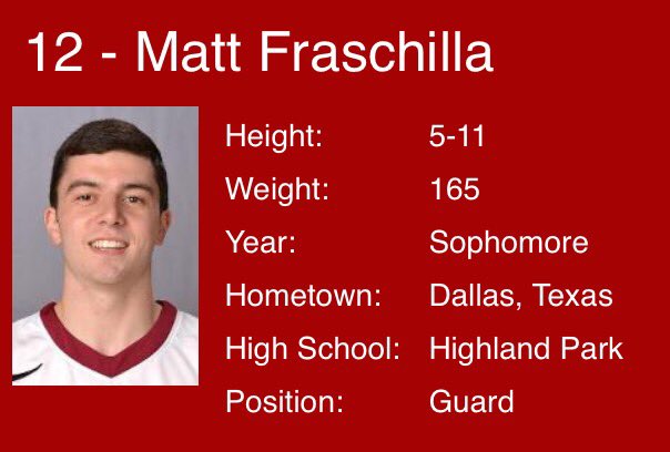 JayBilas's tweet photo. All the best to Harvard's @MattFraschilla after injuring his knee today. Stay tough, No. 12! @franfraschilla https://t.co/7SjVrPkciQ
