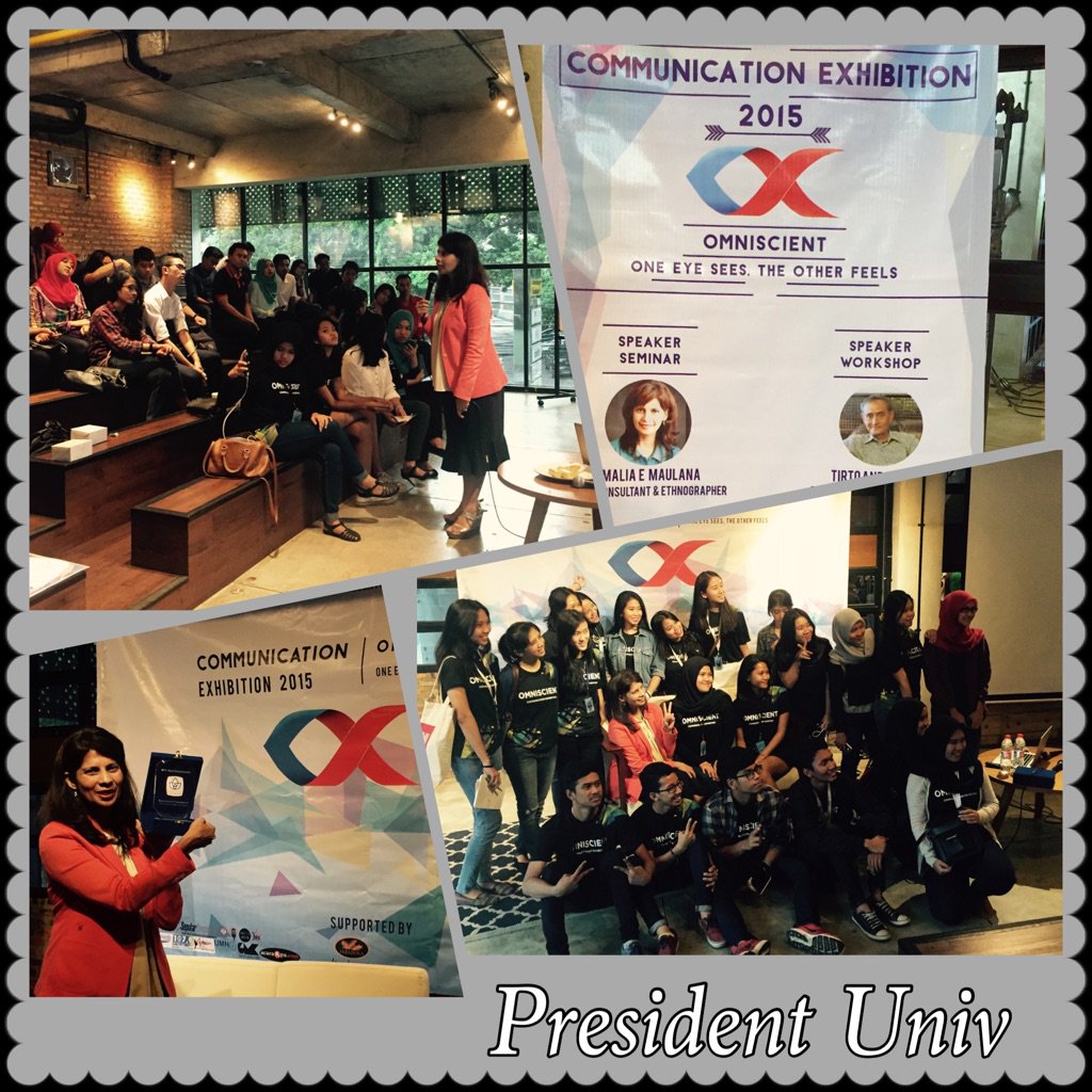 etnoamalia's tweet photo. Serunya acara dg President Univ PERSONAL BRANDING @CommExhi2015 semoga bermanfaat utk teman2 yg hadir https://t.co/DmN624yUHS
