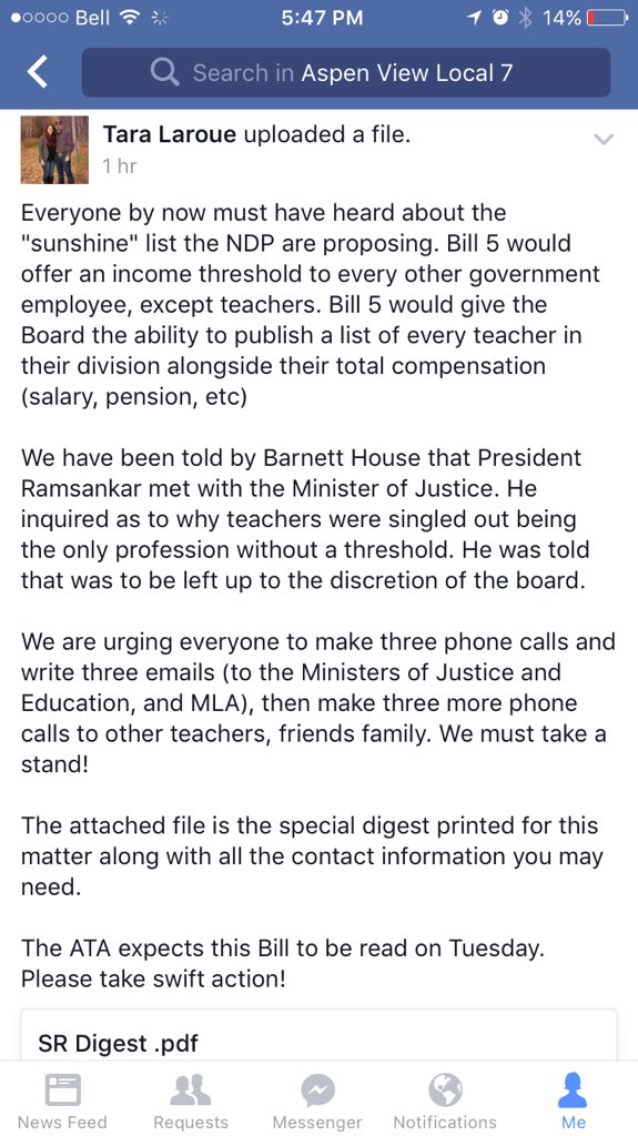 AspenViewLocal7's tweet photo. Please contact your MLA, and the Min. of Justice and Education. Ask for a threshold for teachers @colinpiquette https://t.co/IQQ8iy9BrD