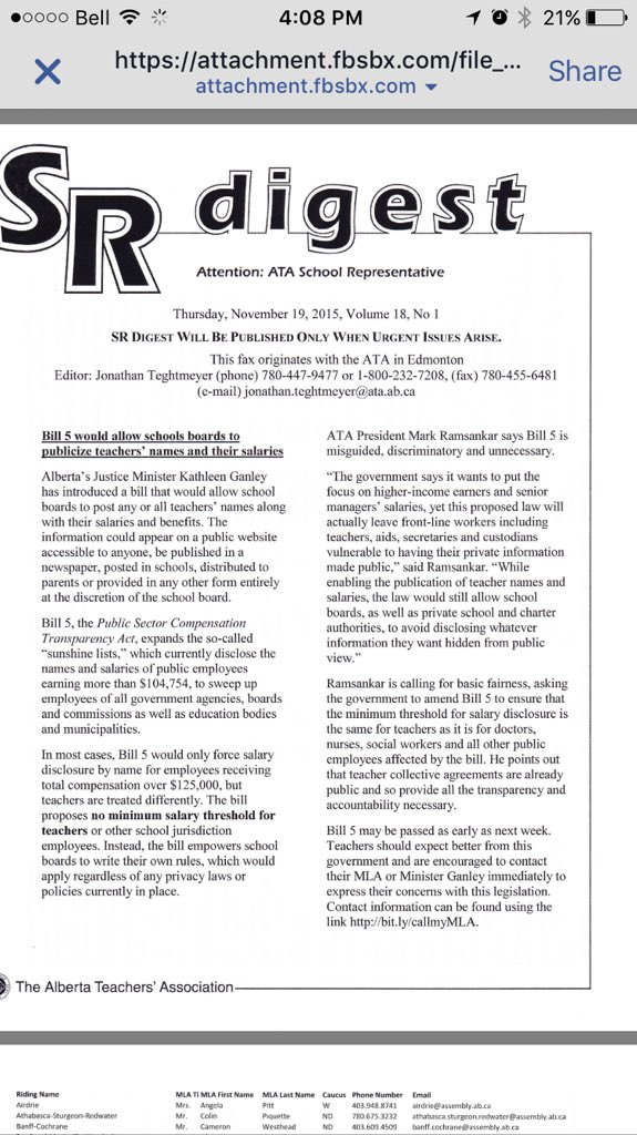 AspenViewLocal7's tweet photo. Please contact your MLA, and the Min. of Justice and Education. Ask for a threshold for teachers @colinpiquette https://t.co/IQQ8iy9BrD