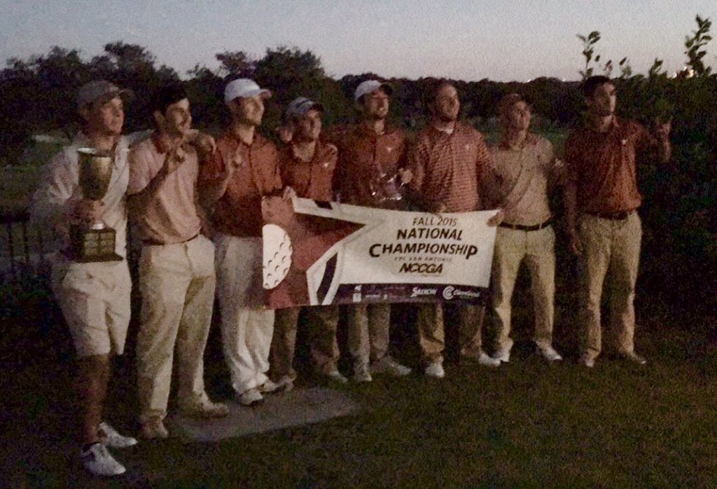 NCCGAPresident's tweet photo. The winner of the 2015 Fall NCCGA Championship is @UTGolfClub! #TrailToTPC #ClubGolf https://t.co/J02bwvhBoF