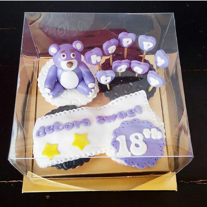 SnazzyCluster's tweet photo. Custom Cupcake 
theme : Lotso 🐻 https://t.co/Fbam7Tp0Y2