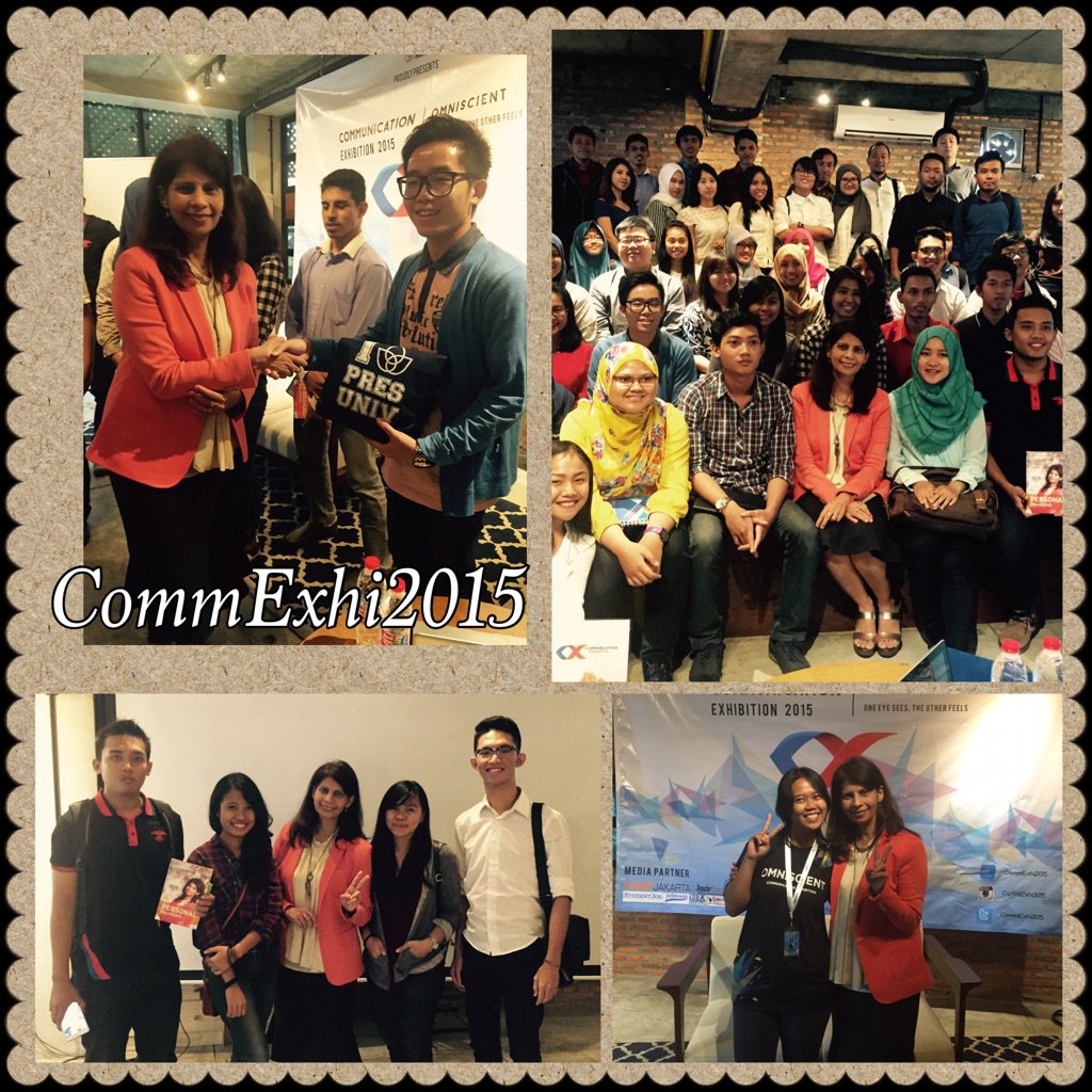 etnoamalia's tweet photo. PERSONAL BRANDING di @CommExhi2015 President Univ cerdas2 case study langsung dipahami Mantaap selamat branding https://t.co/DP5oZas3k9