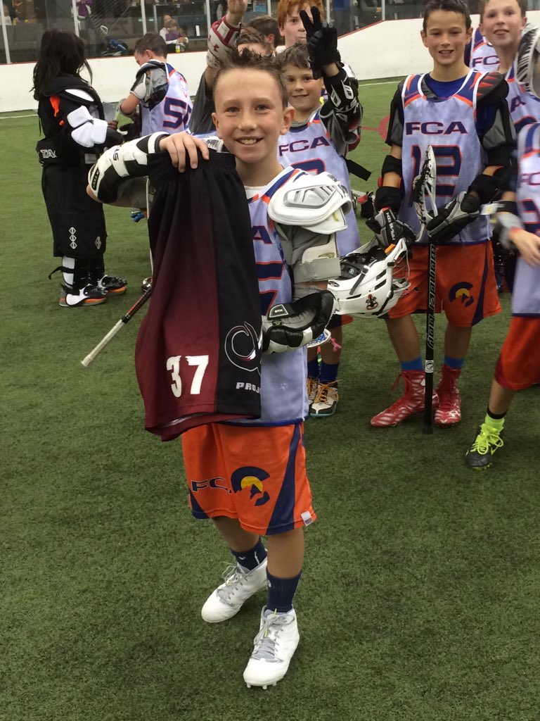 NDPLacrosse's tweet photo. Closing out the tourney with a bang is your Under Armour MVP in 11U with game @MammothLax autographed #FunInTheBox https://t.co/xevBPyjb0R