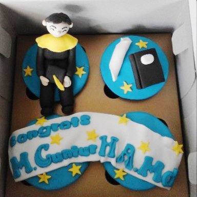 SnazzyCluster's tweet photo. Custom Cupcake
theme : University Graduation 🎓📚 https://t.co/ztU0Kg1urP