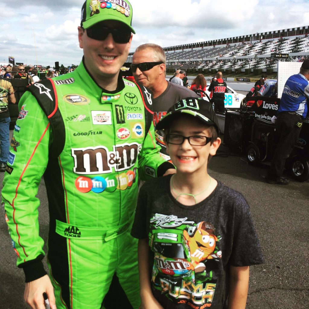 RichFogalJr's tweet photo. After my son spends time hanging out with Kyle Busch he wins the championship. Coincidence? I don't think so https://t.co/Ia3SuKokXz