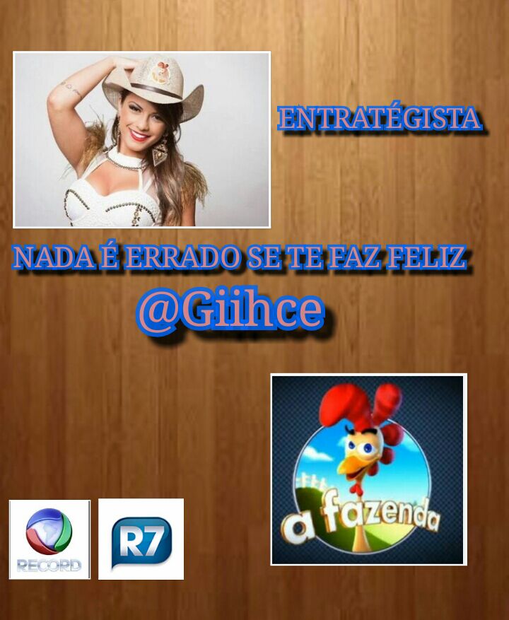 FazendaVRTL's tweet photo. #Escolhidos- @GiihCE  4° Escolhido ! Boa Sorte . #FazendaVRTL https://t.co/vMCuJmC6hQ
