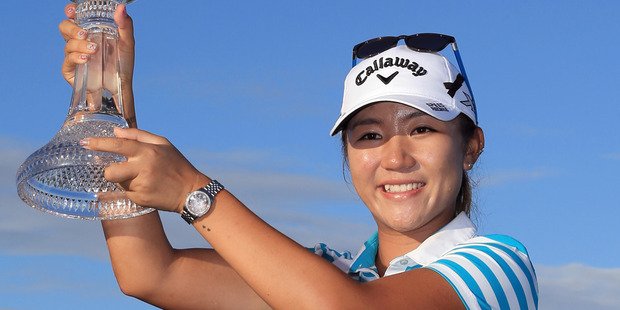Congrats <a href="/LydiaKo/">Lydia Ko</a> on winning the <a href="/LPGA/">LPGA</a> Order of Merit for the 2nd year in a row. the.kiwi/7
