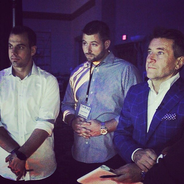 _tamarathompson's tweet photo. I had a blast filming #behindthescenes at #Thrive2015 got to see great people like @robertherjavec #SharkTank https://t.co/EkLubGcfgE