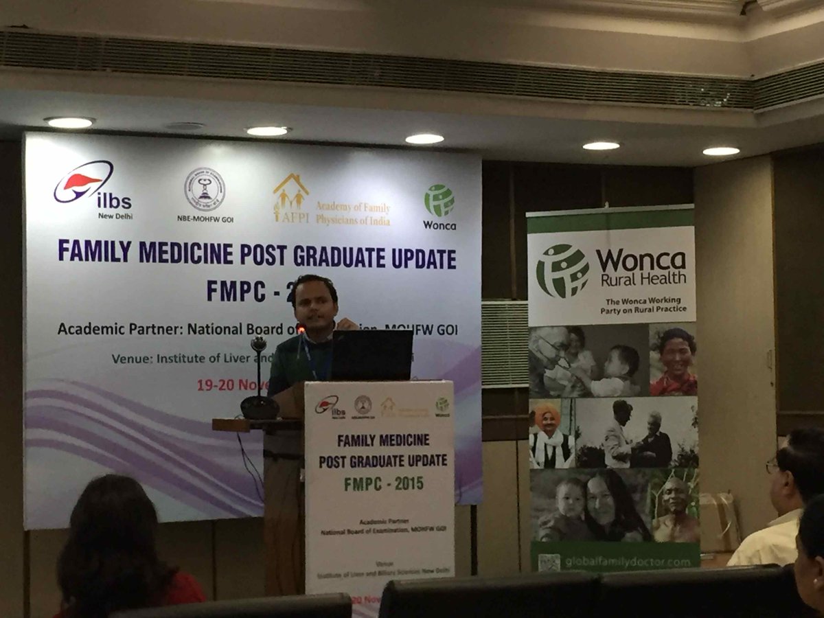 RuralWonca's tweet photo. @nausheeriqbal & @DrPratyush at #FMPC2015 conference The future is in hands of young Indian Doctors @TSRmovement https://t.co/J8rakWr4IJ