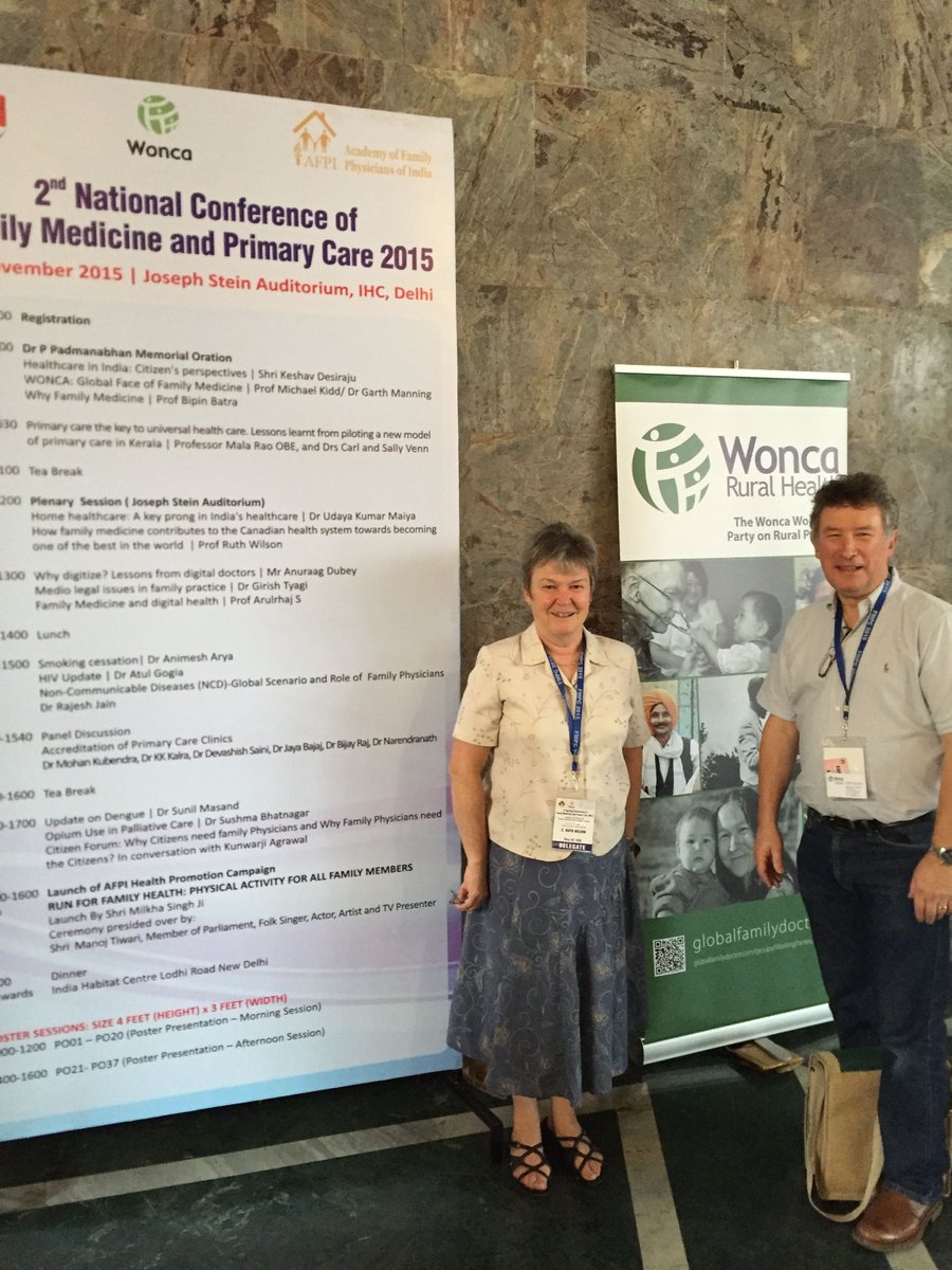 RuralWonca's tweet photo. @JohnWynnJones & Prof Ruth Wilson at #FMPC2015 @nausheeriqbal @DrPratyush @TSRmovement We are here to support you! https://t.co/dwXHqMeqFi